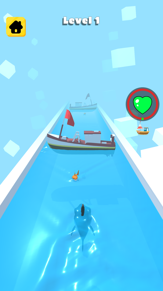 #4. Angry Shark! (iOS) By: Emrullah Can Demirpolat