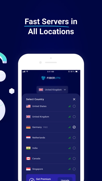 Fiber VPN - Unlimited Proxy screenshot-3