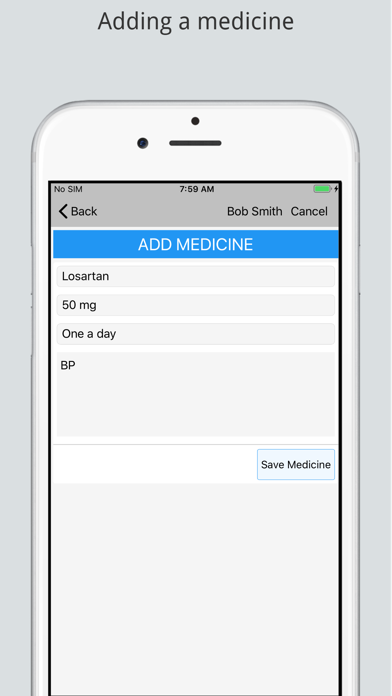 Senior Medical Record Screenshot