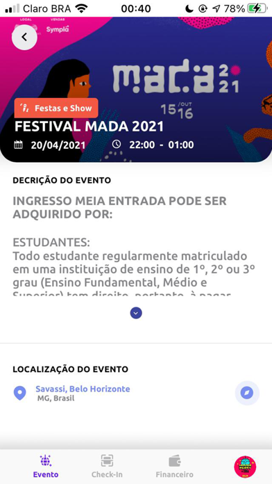 Seu Ingresso Organizadora Screenshot