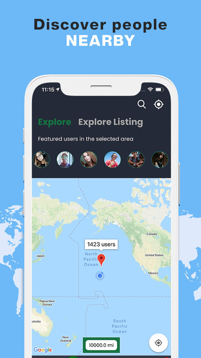 iRadius-Friend Radar,  Nearby