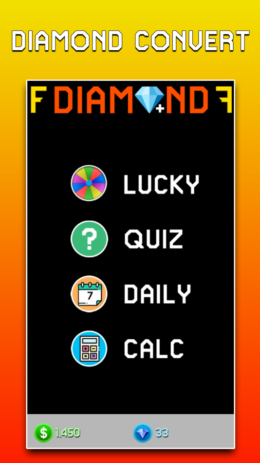 #5. Diamond Convert - Lucky Quiz F (iOS) Podle: Hung Dang