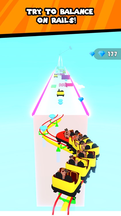 Roller Coaster Stack 3D