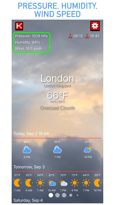 Screenshot #3 pour Weather App & Tv
