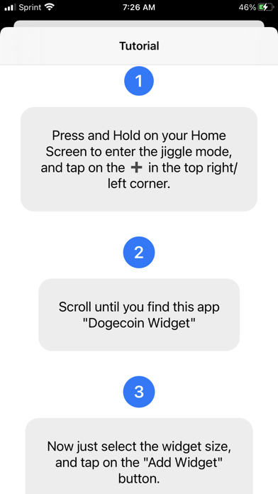 Dogecoin Widgetのおすすめ画像2