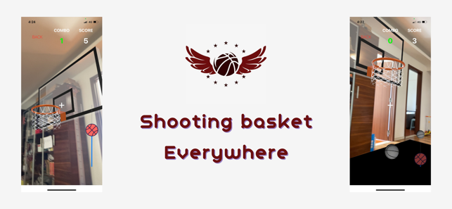 ‎AR-3D Basketball Screenshot