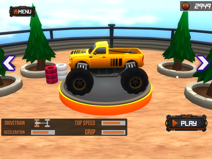 Monster Truck Drift Stunt Race