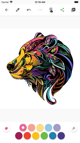 Game screenshot Animals Coloring Book Relax mod apk