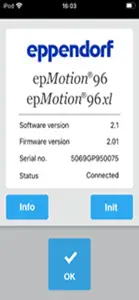 epMotion 96 – A control App screenshot #1 for iPhone