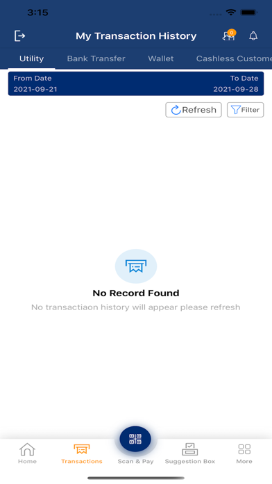 SNS Banking Screenshot