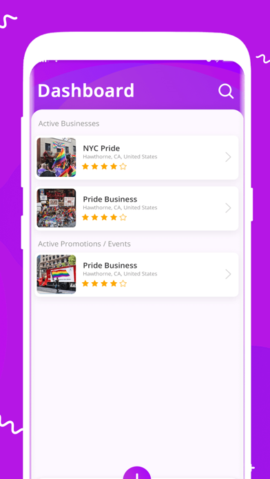 Pride Mobile App Screenshot