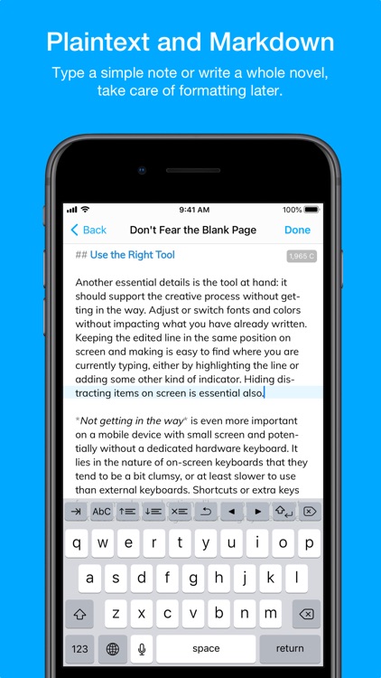 Notebooks – Write and Organize