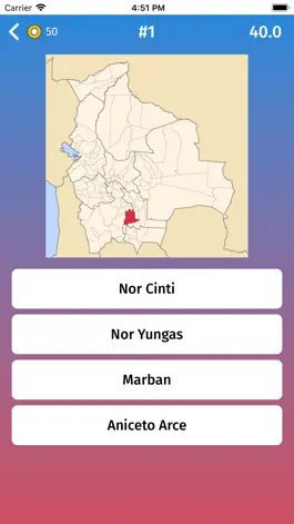 Game screenshot Bolivia: Provinces Map Quiz hack