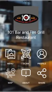 101 bar and fire grill iphone screenshot 1