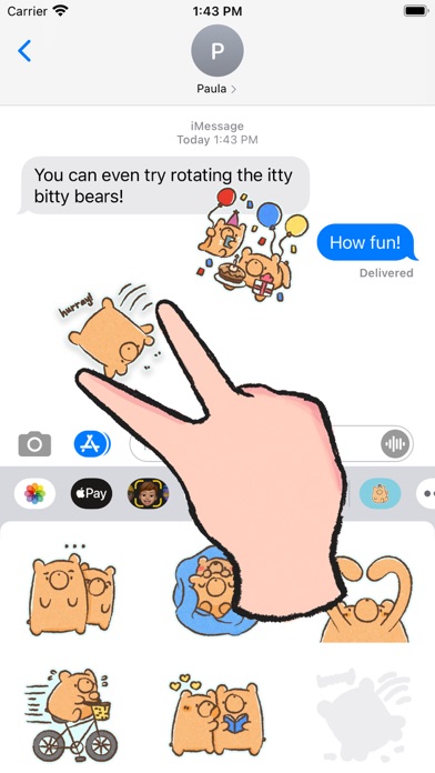 A BUNCHABEARS Stickers Screenshot