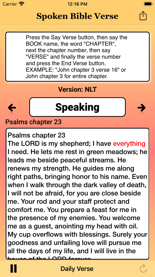 #7. Spoken Verse (iOS) 由: Norman Pettus