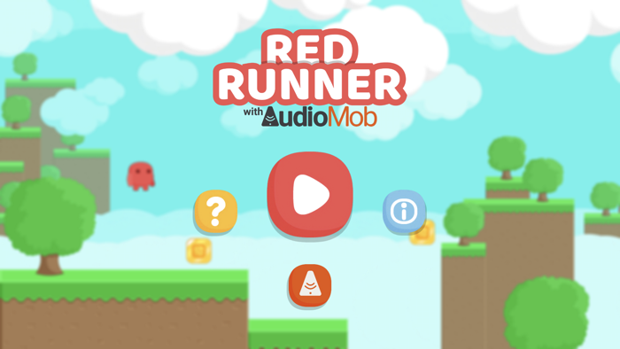 Red Runner with AudioMob