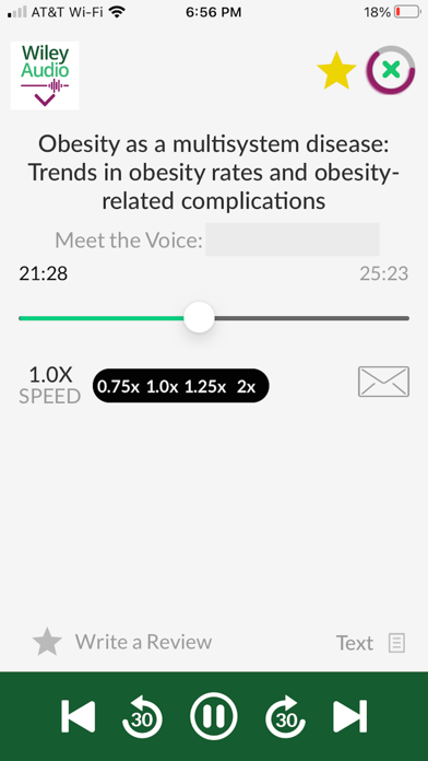 Wiley Audio iPhone screenshot 4 - News app