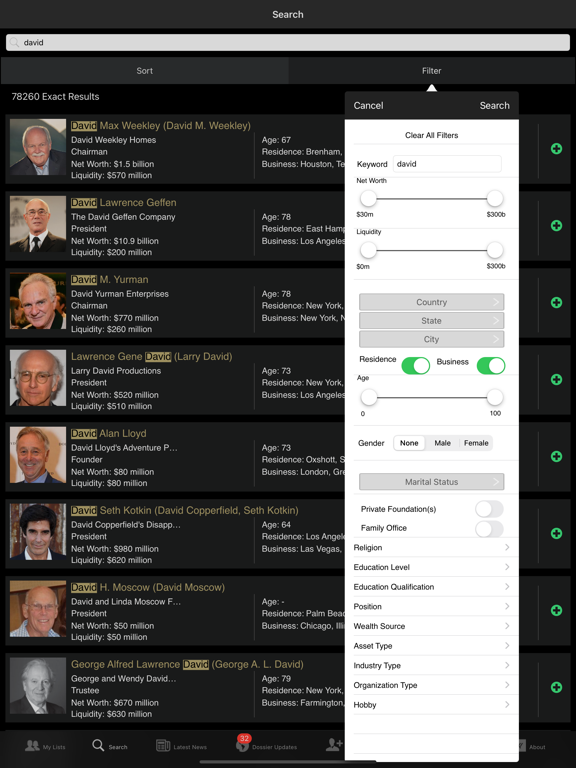 Screenshot #5 pour Wealth-X