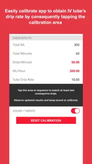 drip rate infusion calculator iphone screenshot 3