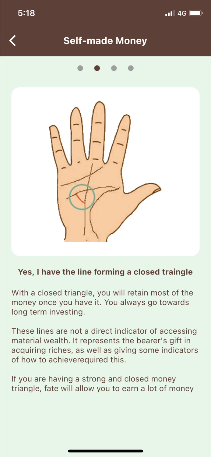 Palm Reading Chart - Hand Scan