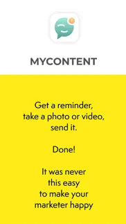 mycontent app iphone screenshot 1