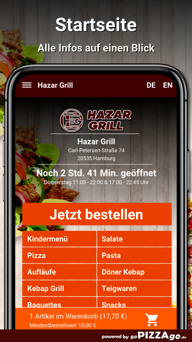 Hazar Grill Hamburg Screenshot