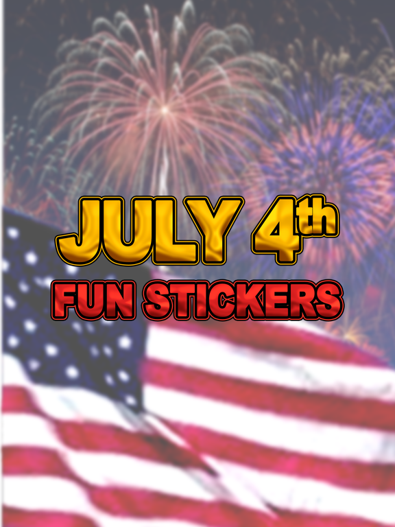 Screenshot #6 pour July 4th Fun Stickers