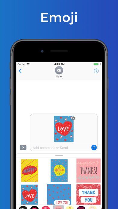 Thank you - stickers & emoji Screenshot