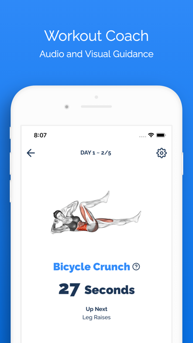 Flat Stomach - Core Exercises Screenshot