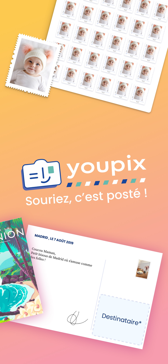 Youpix carte and timbre