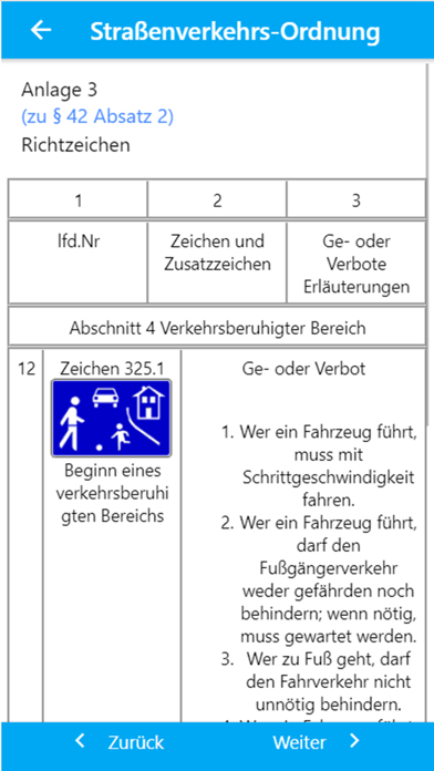 Straßenverkehrs-Ordnung (StVO) Screenshot