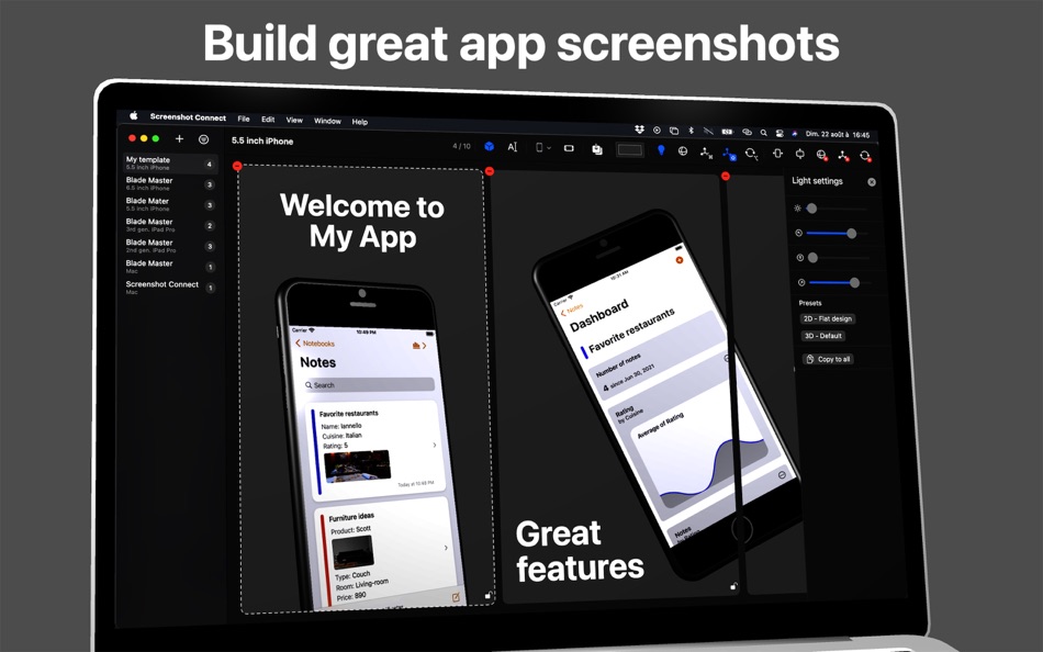 #1. Screenshot Connect (macOS) 게시자: Eliott Morgensztern
