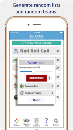 Rad Roll Call screenshot 5