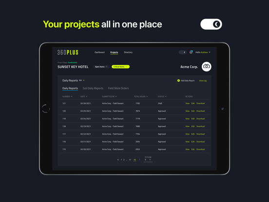 360PLUS iPad screenshot 1 - Productivity app