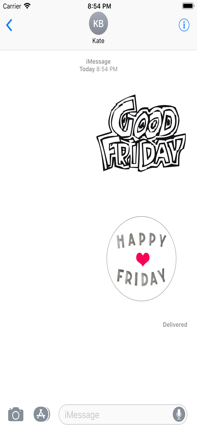 Good Friday Stickers 2018