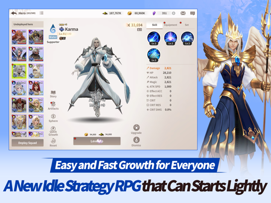 Screenshot #1 for Epic Fantasy:Idle Strategy RPG