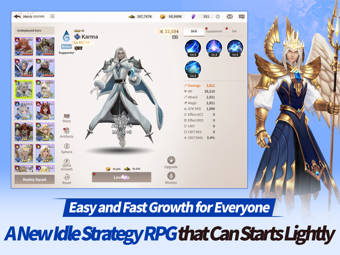 Epic FantasyIdle Strategy RPG