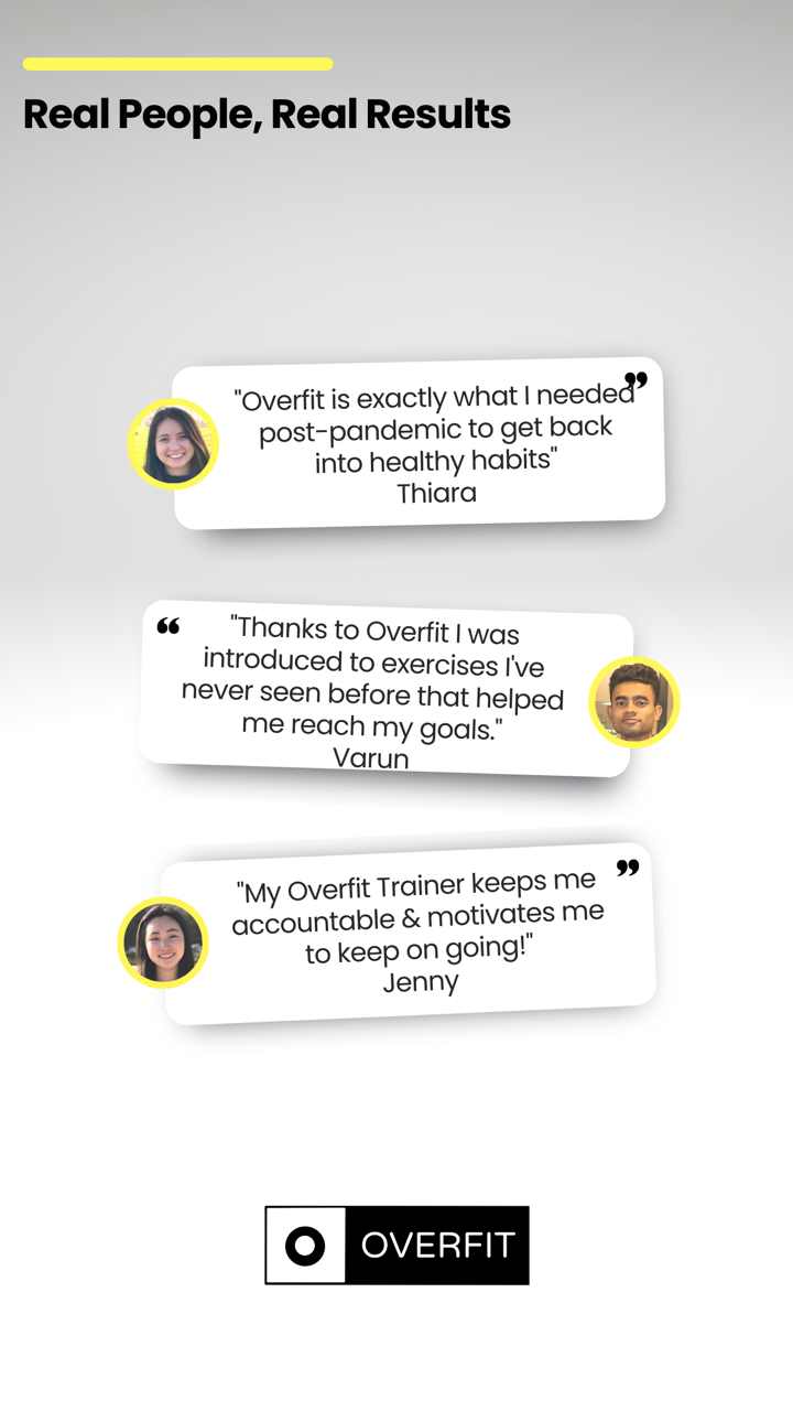 Overfit - 1:1 Fitness Coaching screenshot 9