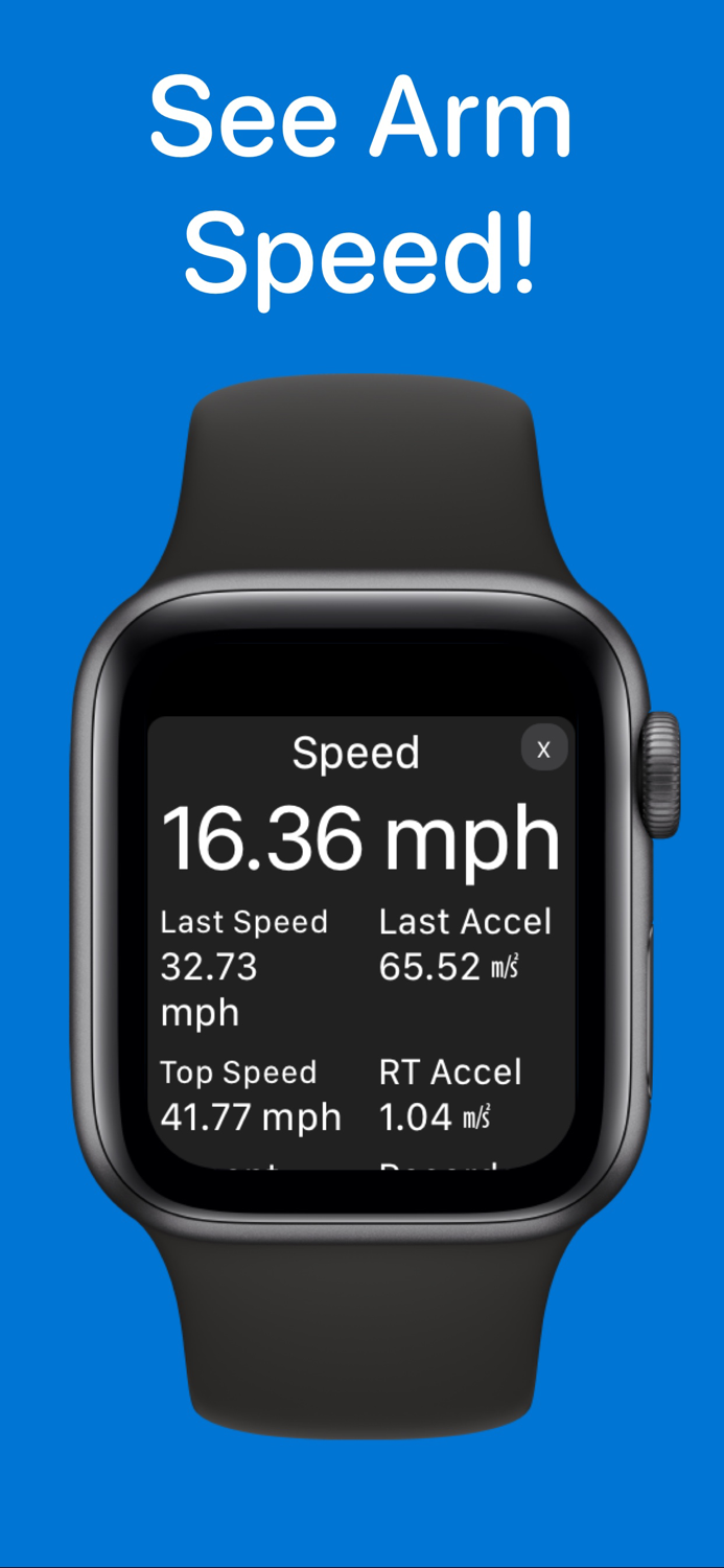 Arm Speed Analyzer for Watch