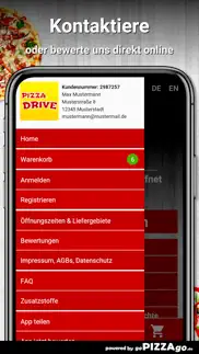 pizza drive grünberg iphone screenshot 3