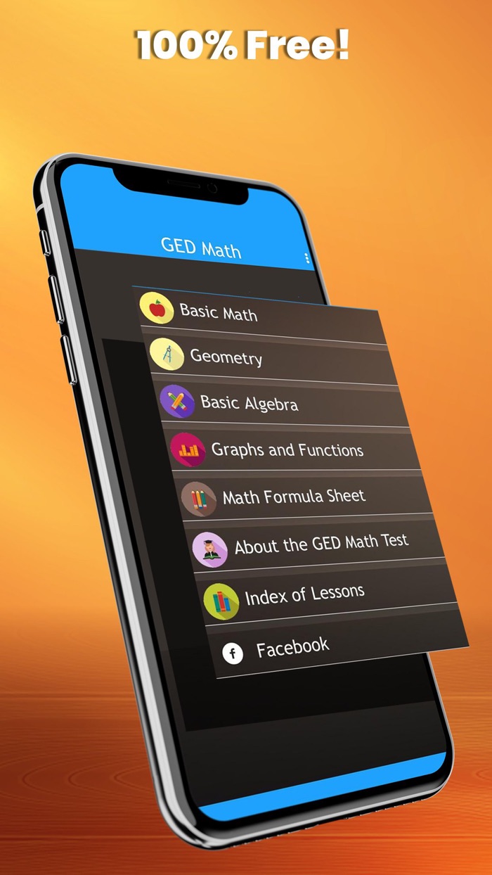 GED Math Test by White Comet