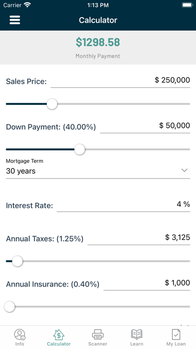 Heritage Home Loans Screenshot