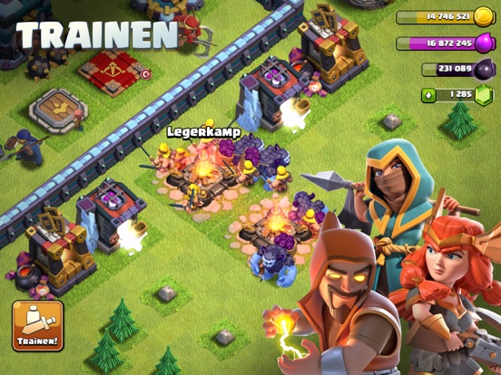 Clash of Clans iPad app afbeelding 5