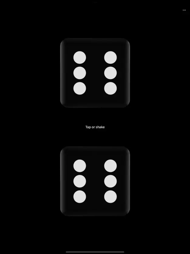 App screenshot for Black dice