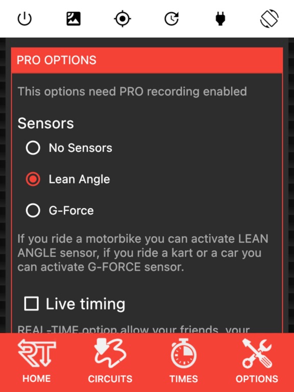 Screenshot #6 pour RaceTime - GPS Chrono