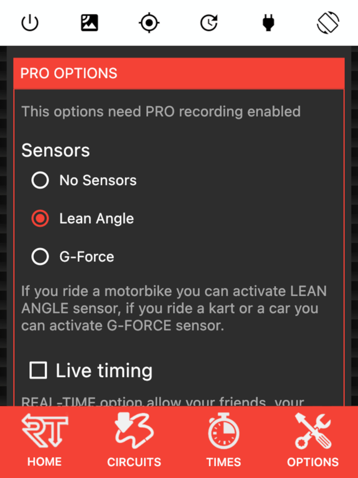 RaceTime - GPS Chrono