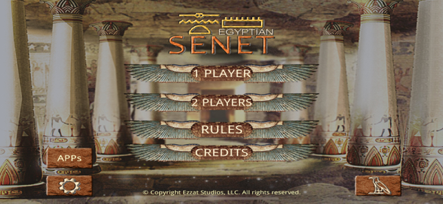 Egyptische Senet-screenshot