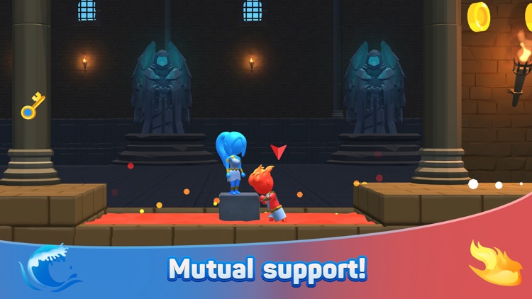 Water & Fire Stickman 3D
