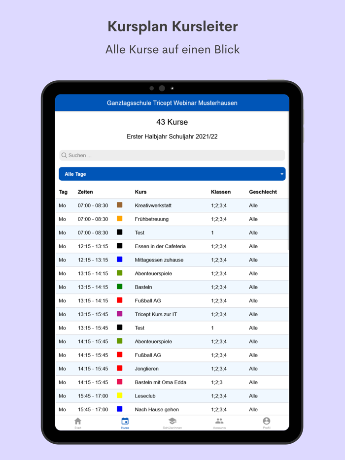 Online Ganztagsschule